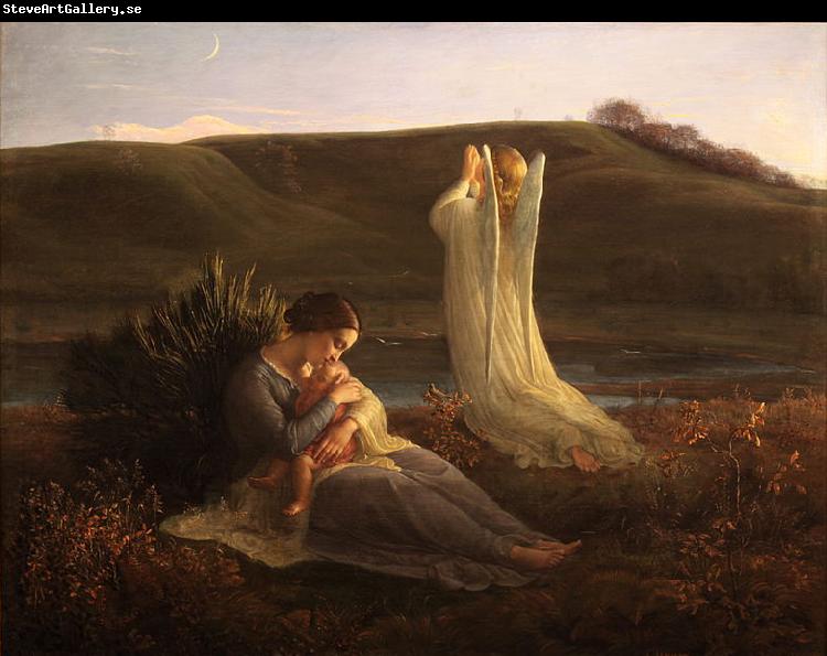 Louis Janmot The Angel and the Mother